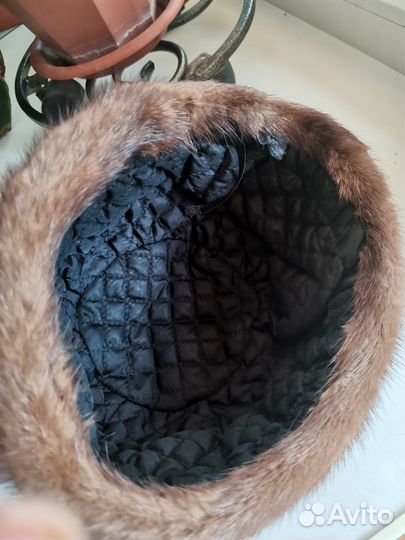 Шапка норковая женская бу