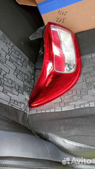 Renault logan 2 2014 фара левая задняя