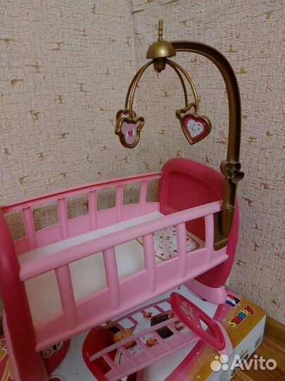 Кроватка для куклы Smoby