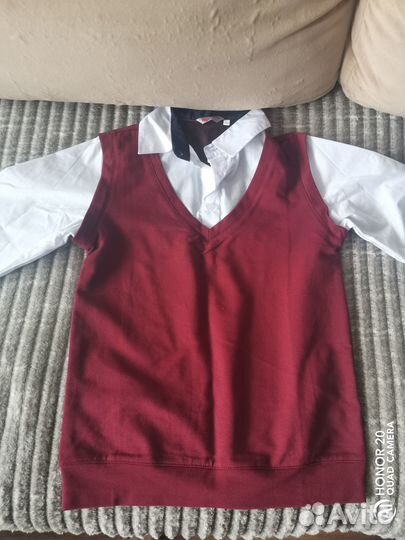 Рубашка с жилеткой