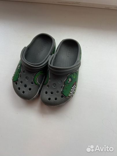 Crocs c10 светящиеся