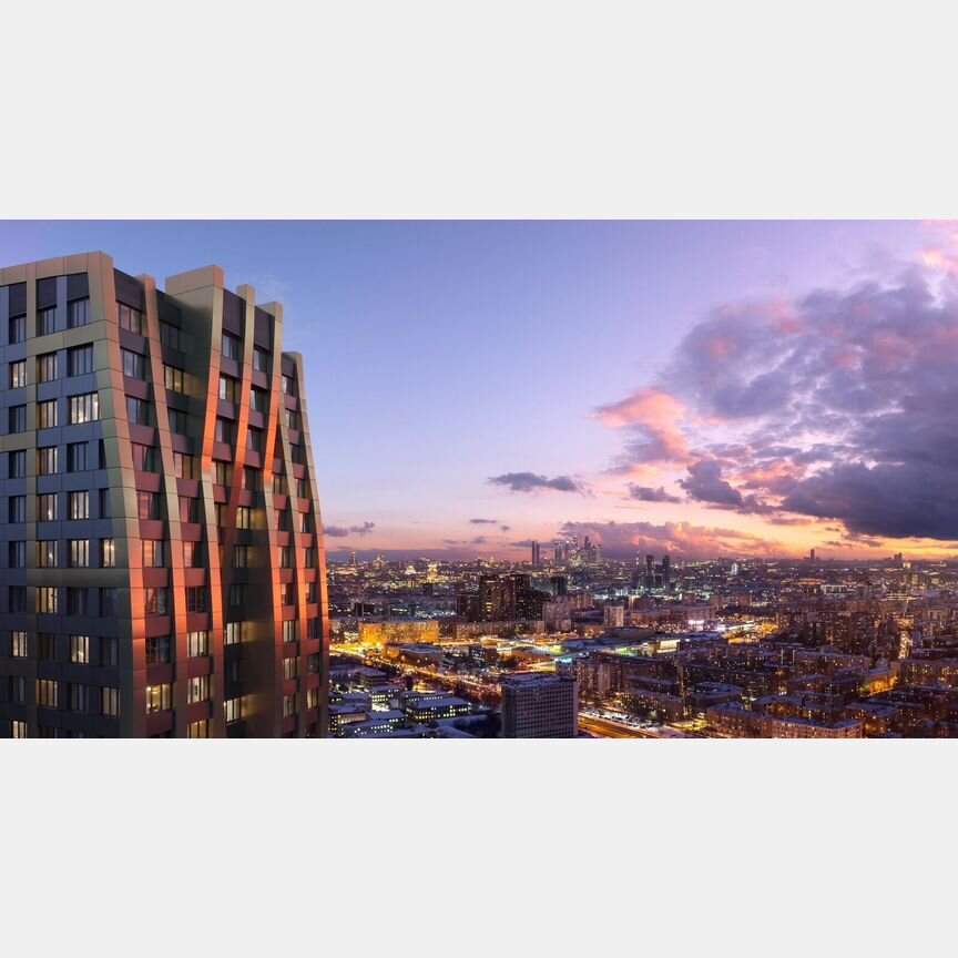 2-к. квартира, 62,8 м², 61/68 эт.