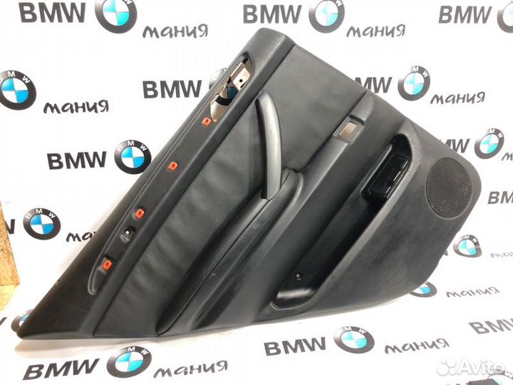 Обшивка боковой двери задняя левая Bmw X5 E53 рест