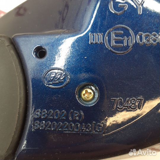 Зеркало в сборе правое 5 контактов lifan X60