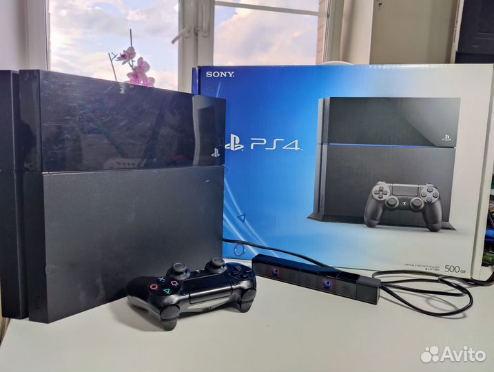 PS4 Sony Playstation 4 500гб + Playstation Camera