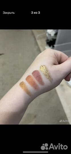 Палетки теней для глаз и лица