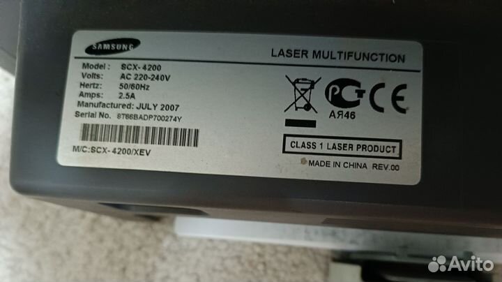 Принтер лазерный samsung scx 4200