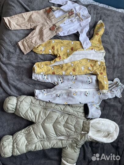 Вещи пакетом на мальчика 68-74