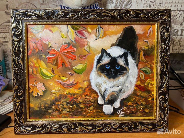 Картина маслом на холсте в раме