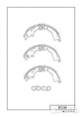 K2335 колодки тормозные Kashiyama K2335 Kashiyama