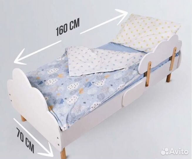 Кровать детская с матрасом