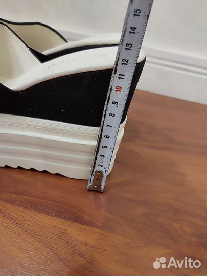 Шлепки на платформе р 38