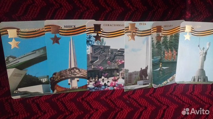 Календарики, открытки СССР