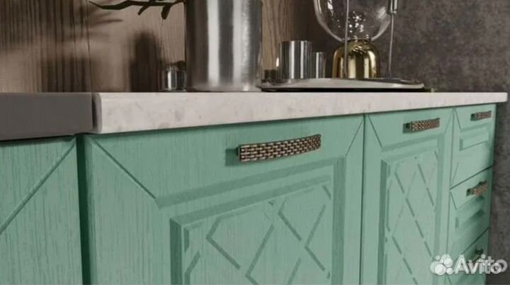 Кухонный гарнитур Агава Белая Мята 2,0метра