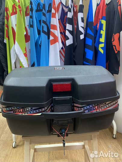 Кофр для мотоцикла, скутера 47 л-на 2 шлема