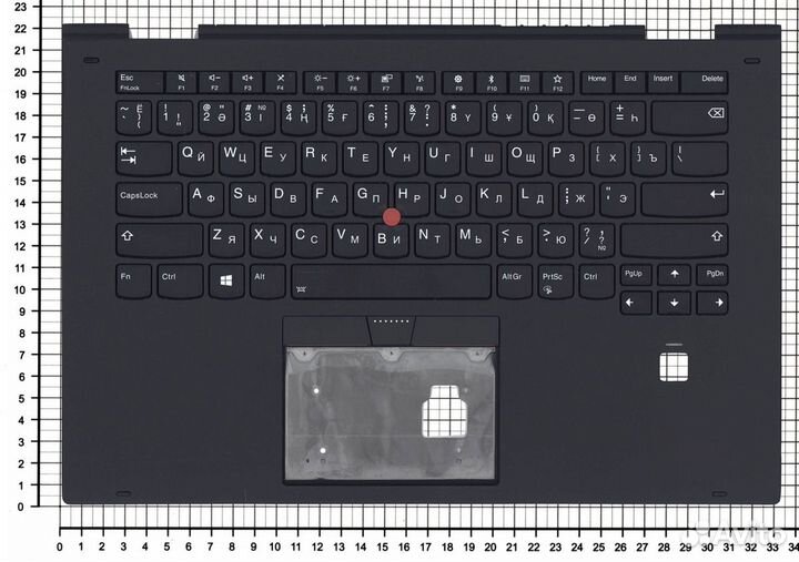 Клавиатура к Lenovo ThinkPad Yoga X1 G2 (2017) Ser