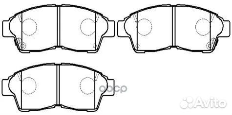 Колодки тормозные toyota corolla/camry/RAV 4 -0
