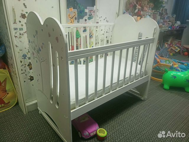 Детская кровать с матрасом