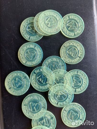 Жетоны метро пластиковые