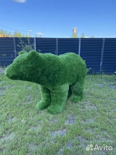 Фигуры садовые, топиарии, фигуры из газона