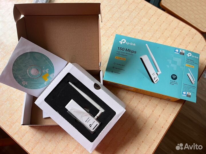 Wi-Fi адаптер TP-link TL-WN722N 2.4 ггЦ