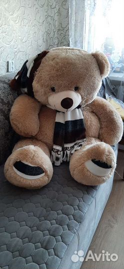 Большой плюшевый медведь мягкая игрушка 110 см