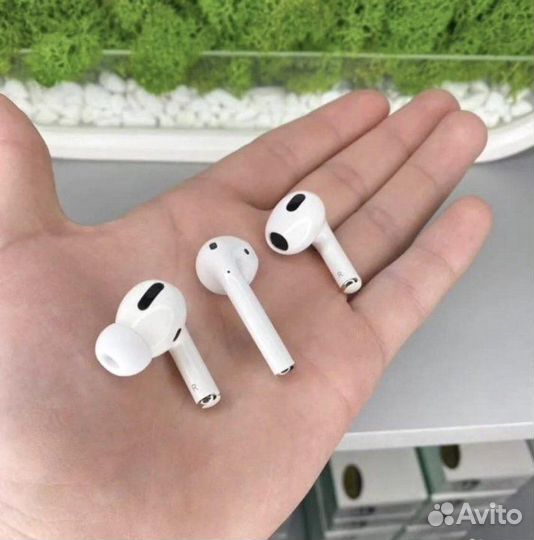 AirPods 2/3/PRO Новые+Гарантия+Чехол, Ростест