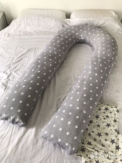 Подушка для беременных со съемными наволочками