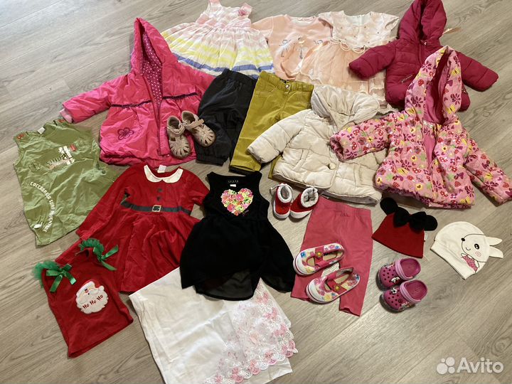 Пакет одежды для девочки с 3 месяцев до года