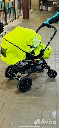 Коляска прогулочная capella Сибирь, салатовая
