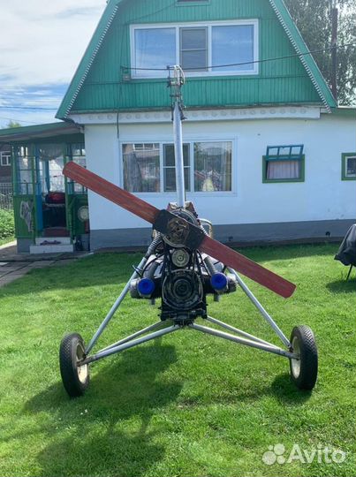 Двухместная мототележка дельтоплана