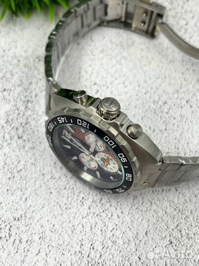 Шикарные мужские кварцевые часы Tag Heuer