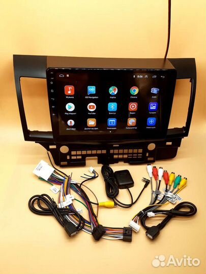 Магнитола андроид для Мицубиси Лансер-10 2007г+