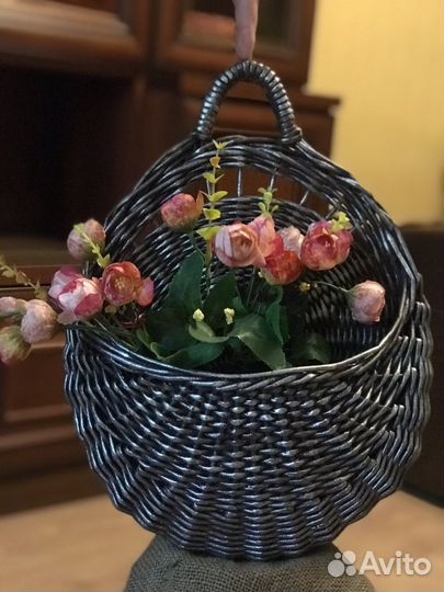 Плетёные изделия для оформления интерьера в кварти