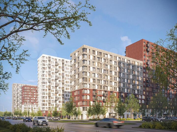 2-к. квартира, 61,8 м², 16/17 эт.