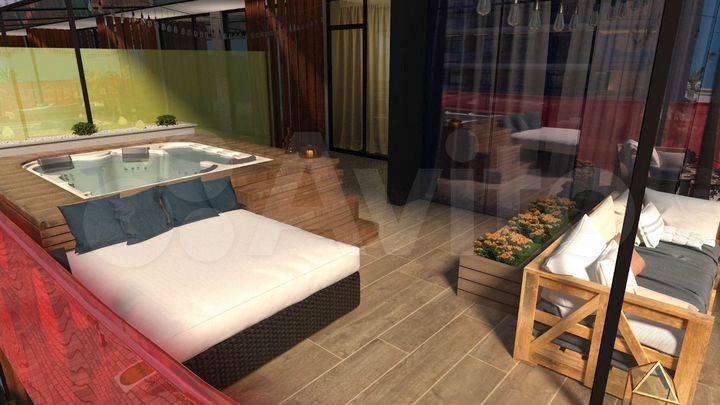Квартира-студия, 40 м² (Грузия)
