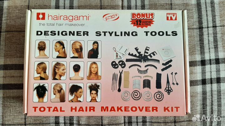 Заколки Hairgami Le loom Boci Hair yoga Spin