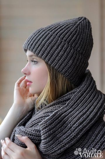 Шапка женская вязаная / новая