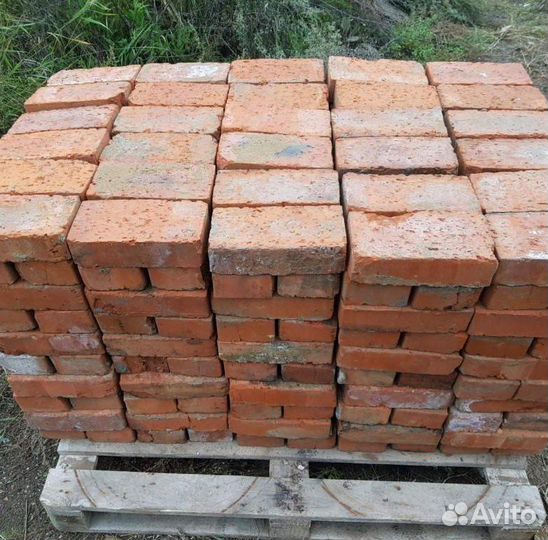 Кирпич красный бу