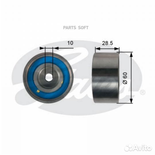Gates T42226 T42226 Ролик ремня грм gates Ролик ремня грм