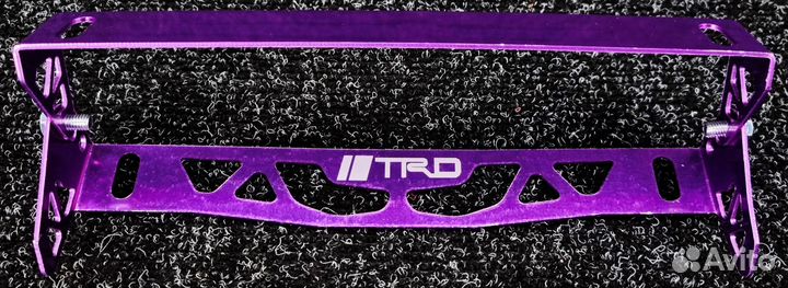 Крепление номера TRD (Золотой)