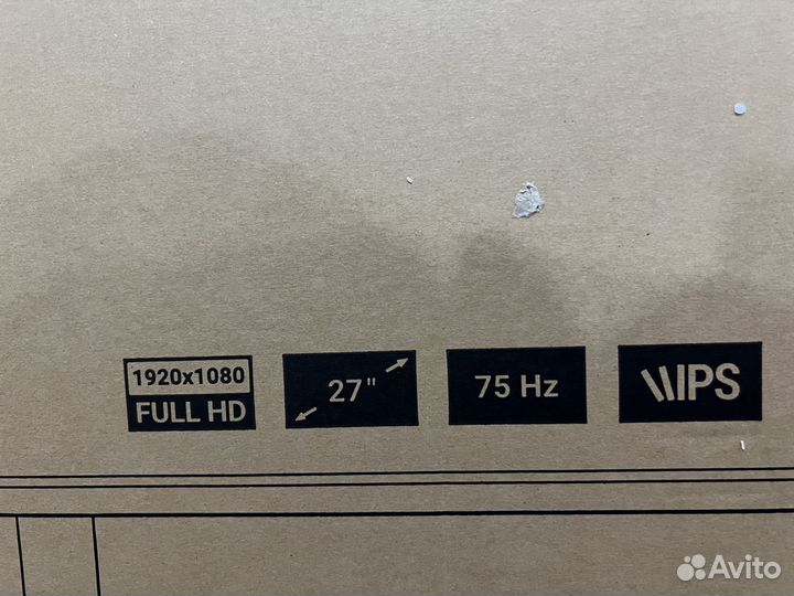 Монитор Zeon 27 диагональ/ ips/ 75 герц