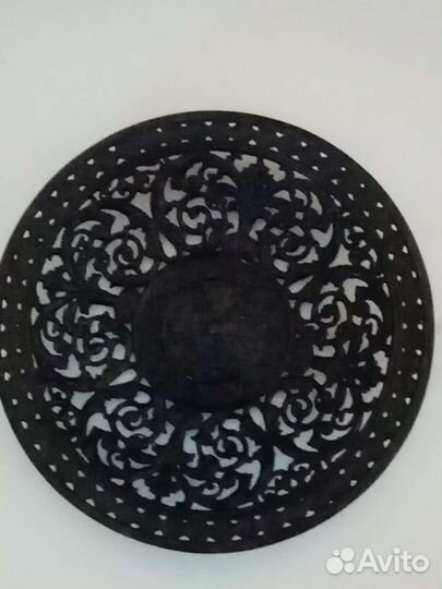 Антикварная тарелка литье касли