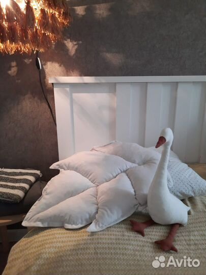 Мягкая игрушка подушка Гусь обнимусь