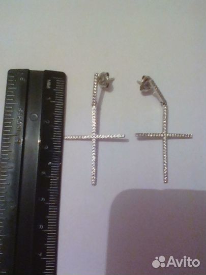 Серьги серебро 925