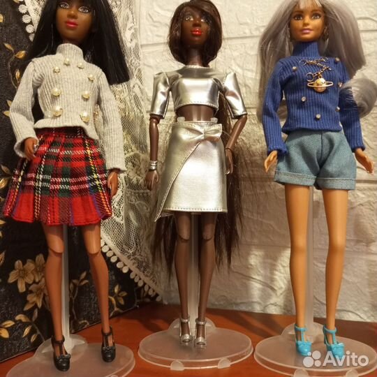 Модный аутфит для Барби (топы,юбки, кофты)