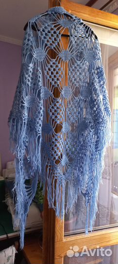 Вязаная косынка бу