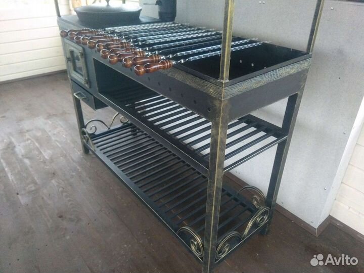 Мангал с казаном