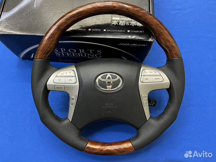 Анатомический руль с косточкой Toyota Camry 40