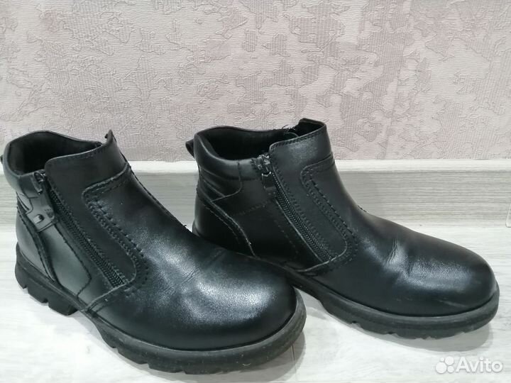 Ботинки зимние натуральная кожа